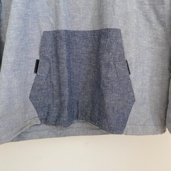 Lifetime Collective Chambray Pullover Rain Coat Men's Small - Picture 6 of 10
